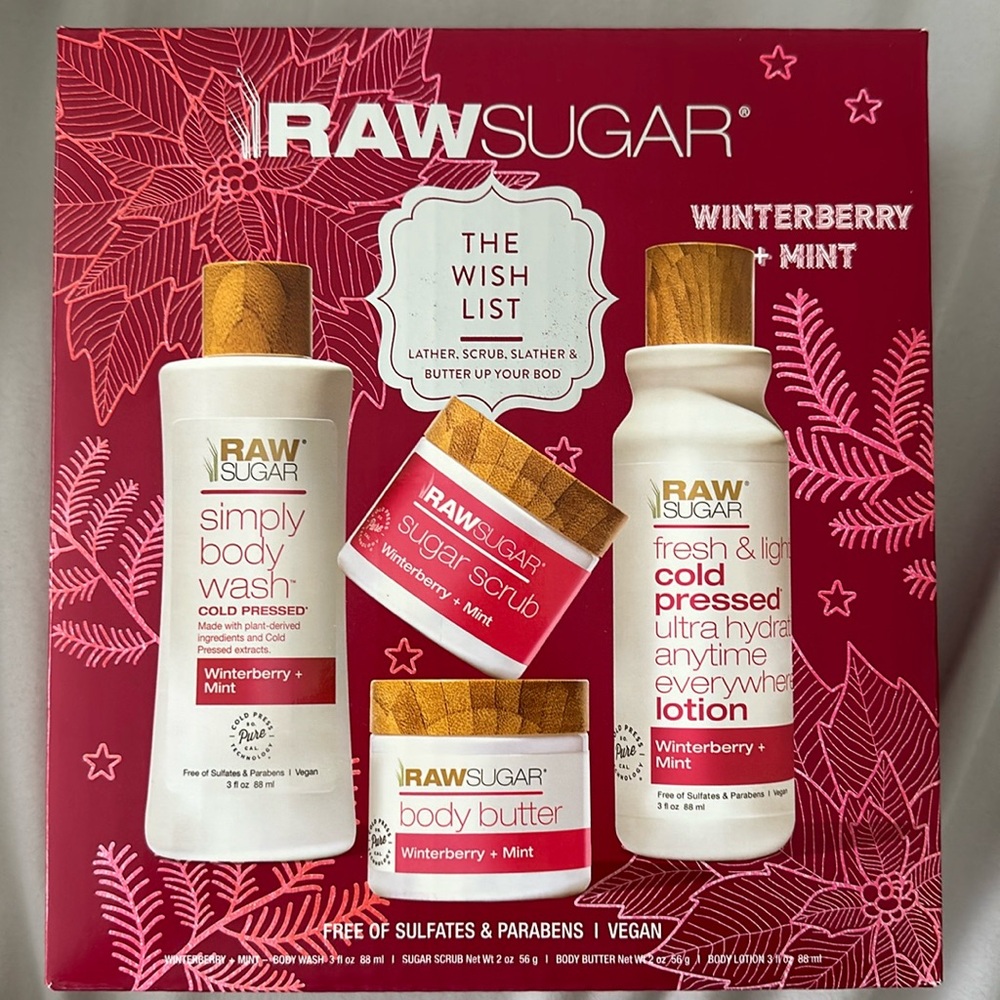 Raw Sugar body care (never opened)